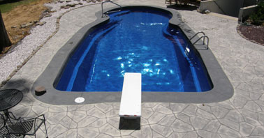 stamped concrete pool deck pictures